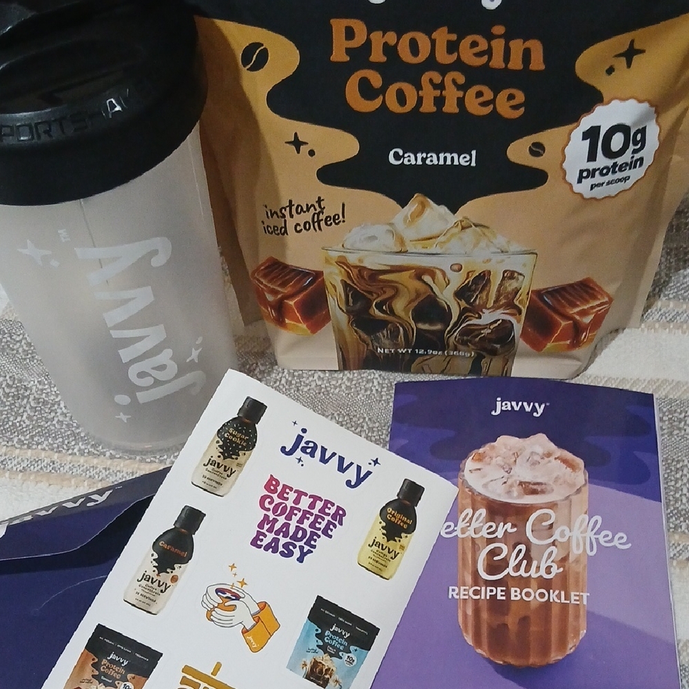 Protein Coffee Caramel with Shaker